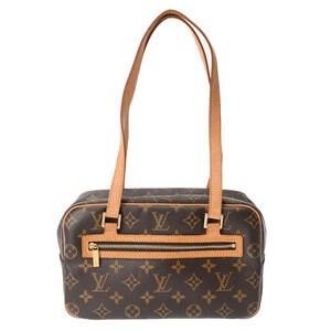 Louis Vuitton Monogram Cite Brown Canvas Handbag